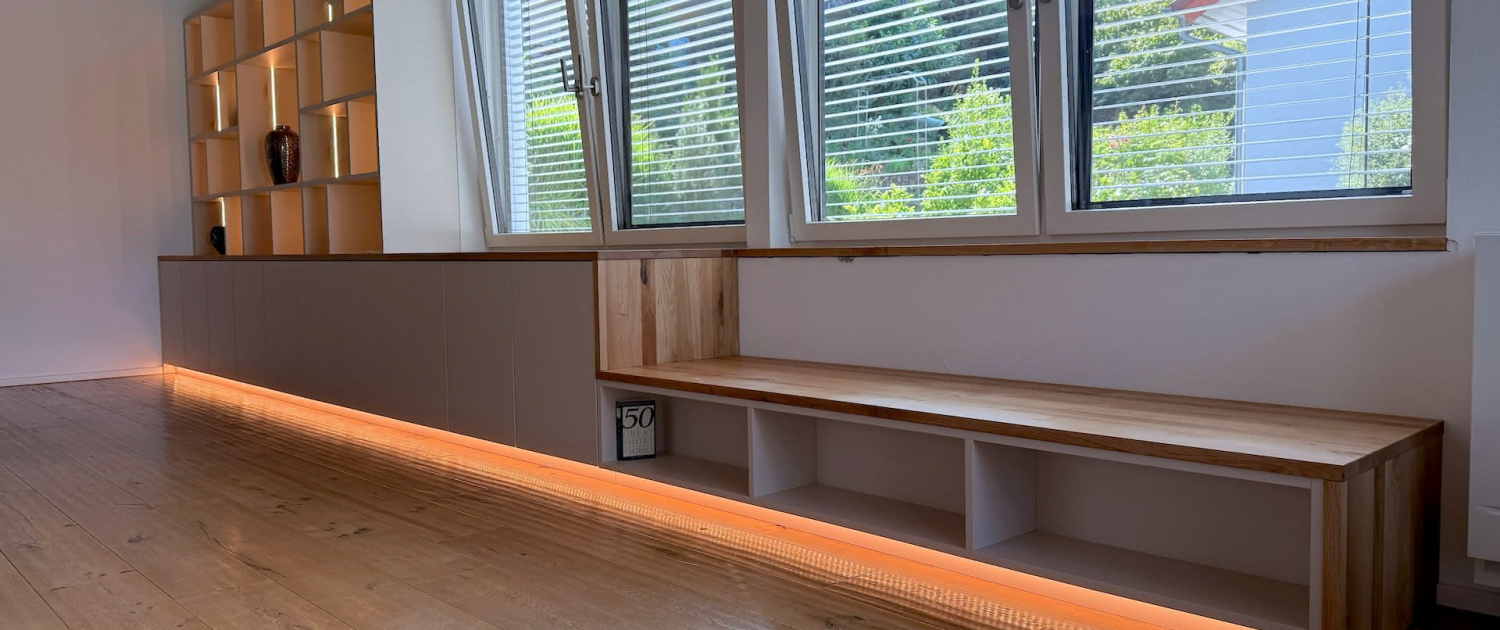 Kommode nach Maß unter Fenster Kommode nach Maß unter Fenster